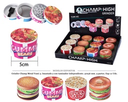 [125.15410] GRINDER CHAMP ALU I.T. YUMI 50X36MM 4P 12 UDS