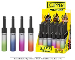[200.964211] ENCD. CLIPPER COCINA MINITUBE METALLIC GRADIENT SILVER 24 UDS
