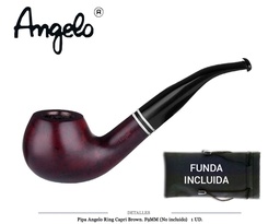[124.02004] PIPA ANGELO RING CAPRI BROWN F9MM   1 UD