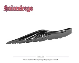 [124.76042] PINZA ALAS ANIMALESYS NEGRA 23CM