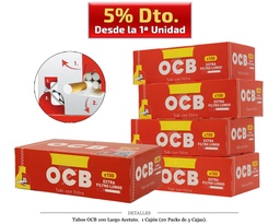 [113.101L] TUBOS OCB 100 LARGO ACETATO 5x100 20 PACKS