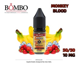 [110.86201] E-LIQUID BOMBO ATEMPORAL MONKEY BLOOD 10MG 10ML