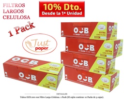 [113.204C] TUBOS OCB 200 LARGO CELULOSA 5x200 1 PACK