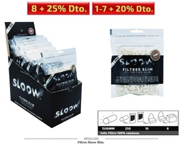 [113.04401] FILTRO SLOOW SLIM PAPER 6MM 18X250 UDS