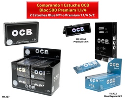 [00.01142] OCB BLOC 500 PREMIUM + 2 EST. BLUE O PREM. S/C