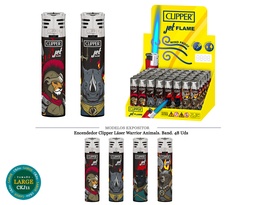 [200.92A979] ENCD. CLIPPER LASER WARRIOR ANIMALS 48 UDS