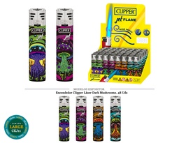 [200.92A981] ENCD. CLIPPER LASER DARK MUSHROOMS 48 UDS