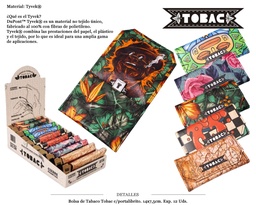 [121.04006] BOLSA TABACO TOBAC COLOR-1 14X7,5CM 10 UDS