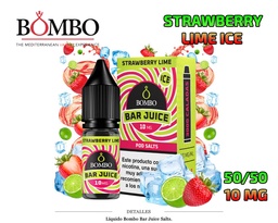 [110.85719] E-LIQUID BOMBO STRAWBERRY LIME ICE 10MG 10ML