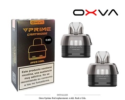 [111.25911] CARTUCHO OXVA VPRIME  0,6 OHM 2 UDS