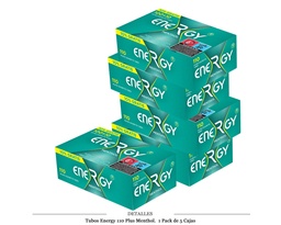 [113.120E] TUBOS ENERGY 110 PLUS MENTHOL 5X100+10 1 PACK