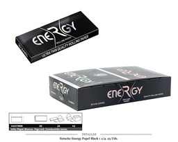 [115.901] ENERGY PAPEL BLACK 1.1/4 25 UDS