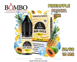 [110.85723] E-LIQUID BOMBO PINEAPPLE PAPAYA ICE 10MG 10ML