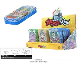 [116.25002] CAJA METALICA MONKEY PSYCO 18 UDS