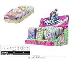 [116.25003] CAJA METALICA MONKEY GENETICS 18 UDS