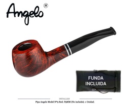 [124.02007] PIPA ANGELO MODEL Nº9 RED F9MM  1 UD