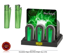 [200.9311] ENCD. CLIPPER METAL MINT DELIGHT 12 UDS