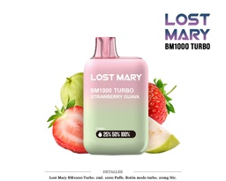 [111.95356] POD DES. LOST MARY BM1000 STRAWBERRY GUAVA 20MG 2ML