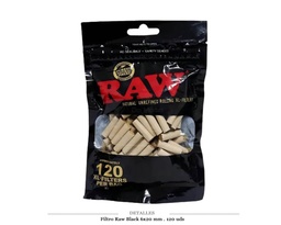 [113.08103] FILTRO XL RAW BLACK BOLSA 120 UDS