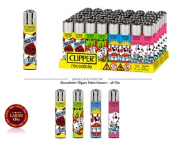 [200.87A660] ENCD. CLIPPER POKER GAMES 1 48 UDS