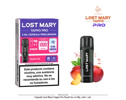 [111.83027] CAPSULA LOST MARY TAPPO PRO PEACH ICE 1 UD 20MG 2ML
