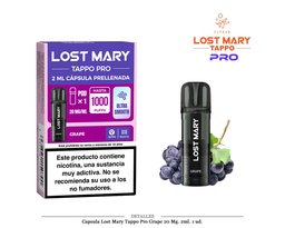 [111.83031] CAPSULA LOST MARY TAPPO PRO GRAPE 1 UD 20MG 2ML