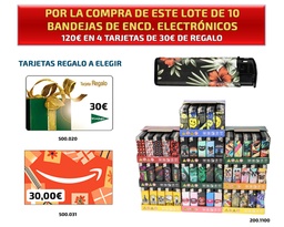[00.01148] LOTE 10 BAND. ENCD. ANGEL ELECTRONICO + TARJ. REGALOS