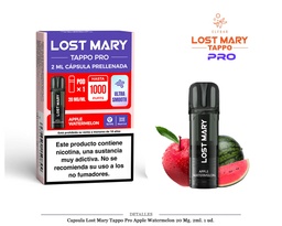 [111.83034] CAPSULA LOST MARY TAPPO PRO APPLE WATERMELON 1 UD 20MG 2ML