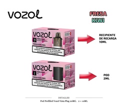 [111.85301] POD PREFILLED VOZOL VISTA PLUG FRESA KIWI 20MG 2 + 10ML