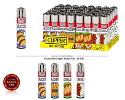 [200.87A653] ENCD. CLIPPER EXOTIC FOOD 4 48 UDS