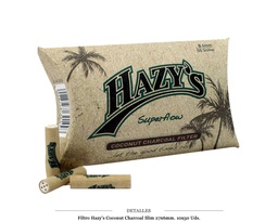 [113.00523] FILTRO HAZY'S COCONUT CHARCOAL 6MM F50 1UD