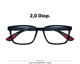 [100.53028] GAFAS LECTURA ZIPPO PR67 2,0 DIOP 1 UD