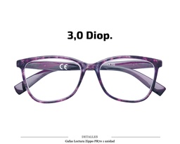 [100.53615] GAFAS LECTURA ZIPPO PR70 3,0 DIOP 1 UD