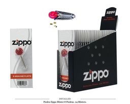 [100.625] PIEDRA ZIPPO BLISTER 24 UDS