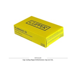 [100.824] CAJA CLIPPER MAQUINA EXPENDEDORA 87X60X20MM 200 UDS