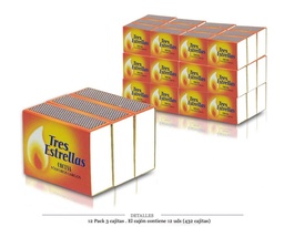 [108.045] CERILLA HH-100 MAD COCINA 3 ESTRE 12 PACK DE 3 UDS