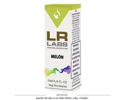 [110.61602] E-LIQUID E-CIG LR-LABS MELON 3MG 1 UD