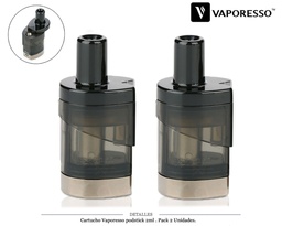 [111.248] CARTUCHO VAPORESSO PODSTICK 0,6 OHM 2 UDS