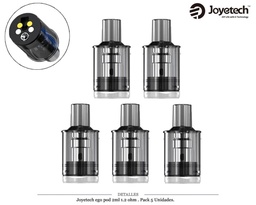 [111.252] CARTUCHO JOYETECH EGO POD 1,2 OHM 5 UDS