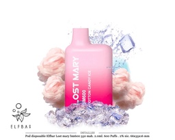 [111.95303] POD DES. LOST MARY BM600 COTTON CANDY 20MG