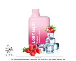 [111.95309] POD DES. LOST MARY BM600 STRAWBERRY ICE 20MG 2ML