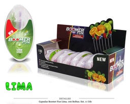 [112.904] CAPSULAS BOOMER FUN LIMA 11 UDS