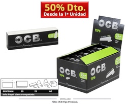 [113.006] FILTRO OCB TIPS BLOCS TROQUELADO 25x50 UDS