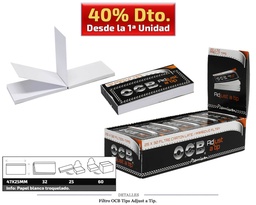[113.00601] FILTRO OCB TIPS BLOCS TROQ. ADJUST A TIP 25X32 UDS