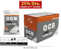 [113.00902] FILTRO OCB X-PERT EXTRA SLIM 5,2MM 10x150 UDS