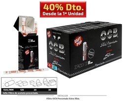 [113.00903] FILTRO OCB PRECUT EXTRA SLIM 5,7MM 20x120 UDS