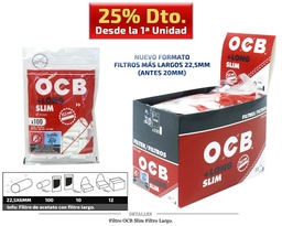 [113.00906] FILTRO OCB SLIM LONG 6MM 10X100 UDS