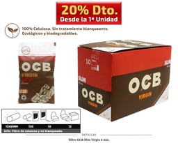 [113.012] FILTRO OCB SLIM VIRGIN 6MM 10x150 UDS