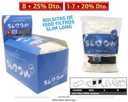 [113.04701] FILTRO SLOOW SLIM LONG 6MM 6X1000 UDS