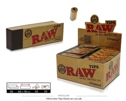 [113.080] FILTRO RAW TIPS CLASSIC 50X50 UDS